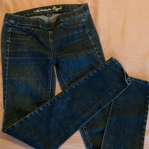 American Eagle size 0 Jegging deep blue